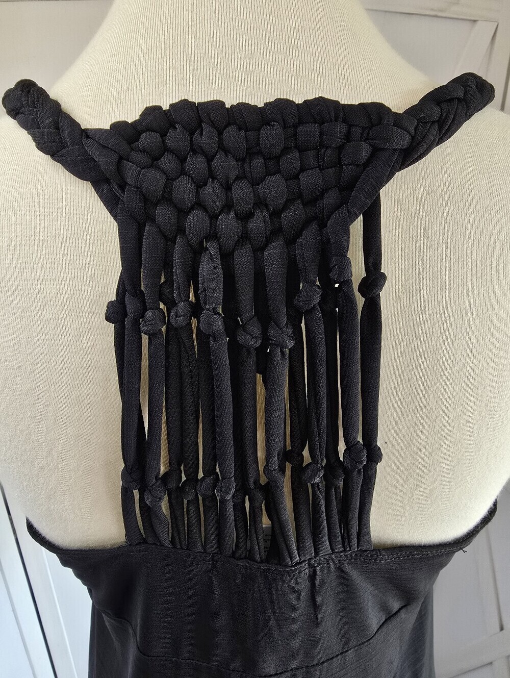 Six Degrees Of Separation Women's Black Embellished Tank Top with Gold Accents - Picture 9 of 11